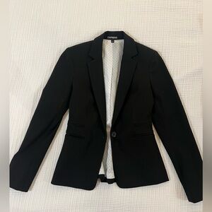 Express Classic Black Suit Jacket